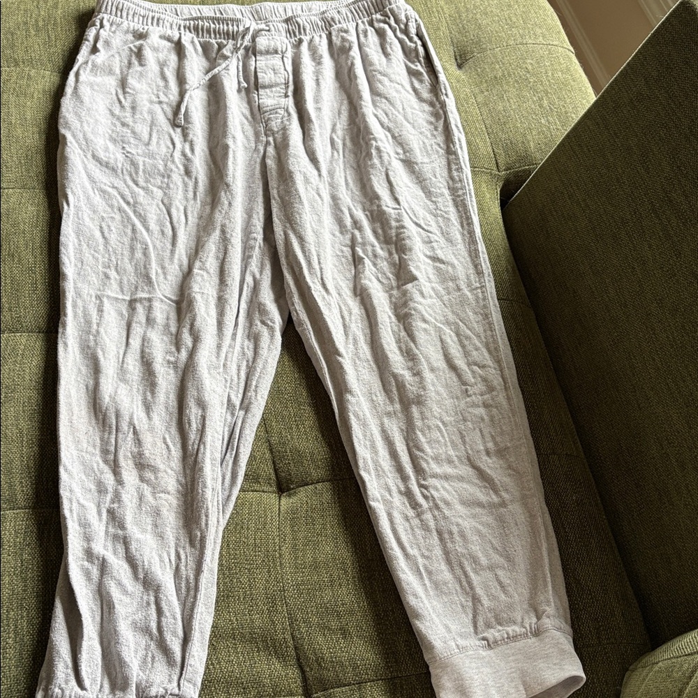 Lands' End Heather Gray Lounge Pants
